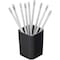 Advantus Pencil Cup, Fusion, 2-3/4"x2-3/4"x4", Black/Gray AVT37680 - alternate 3
